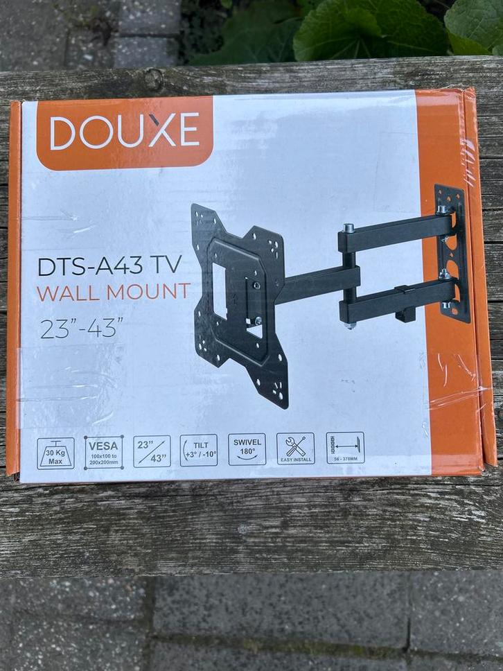 Douxe TV Beugel 23-43 inch - Zo goed als nieuw!, Audio, Tv en Foto, Televisiebeugels, Zo goed als nieuw, Ophalen of Verzenden