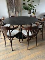 6 stuks Thonet stoelen, Huis en Inrichting, Stoelen, Ophalen, Gebruikt, Bruin, Vijf, Zes of meer stoelen