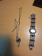 Vintage Zilveren Dameshorloge, Overige merken, Met bandje, Polshorloge, Ophalen of Verzenden