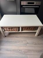 mooie salontafel met mandjes, Ophalen, 100 tot 150 cm, Zo goed als nieuw, 25 tot 50 cm
