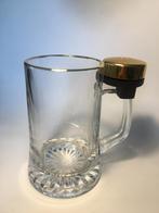 Bierpul, bierglas met gouden bel erop, Ophalen of Verzenden, Zo goed als nieuw, Overige typen