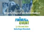 2 e-tickets Animal Event zaterdag 4 mei, Tickets en Kaartjes, Twee personen