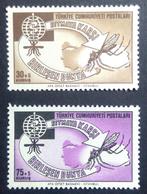 1962 Turkije Malariabestrijding, Ophalen of Verzenden, Overige landen, Postfris