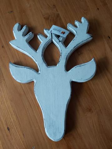 Houten Rendier Wanddecoratie - Nieuw beschikbaar voor biedingen