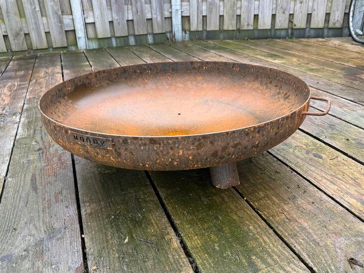 Moodz vuurschaal 80cm met handvatten, Tuin en Terras, Vuurkorven, Nieuw, Vuurkorf, Ophalen
