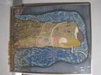 klimt batik schilderij doek 50/60 cm (300), Antiek en Kunst, Ophalen of Verzenden