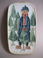 Oude cloisonne tegel Porceleyne Fles Delft kerstmis 1961, Ophalen of Verzenden
