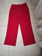 rode flared broek, Kleding | Dames, Broeken en Pantalons, Made in Italy, Ophalen of Verzenden, Zo goed als nieuw, Maat 36 (S)