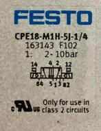 FESTO - Magneetventiel - CPE18-M1H-5J-1/4 - 163143, Nieuw, Ophalen of Verzenden