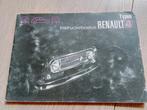 Instructie boekje Renault 4, Ophalen