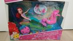 Disney Princess Ariel met koets, Kinderen en Baby's, Speelgoed | Poppen, Nieuw, Ophalen of Verzenden, Barbie