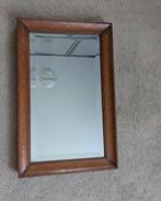 Mooie Spiegel met eiken houten lijst., Huis en Inrichting, Woonaccessoires | Spiegels, Ophalen of Verzenden, Zo goed als nieuw
