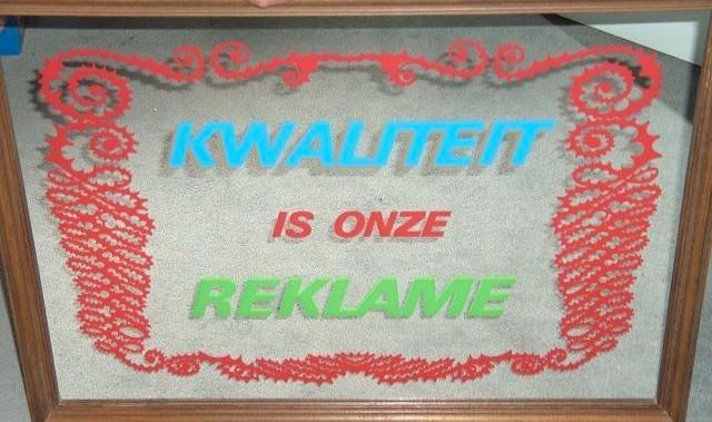 FIFTIES SIXTIES SPIEGEL UIT POFFERTJES / OLIEBOLLEN KRAAM, Verzamelen, Automaten | Overige, Zo goed als nieuw, Ophalen
