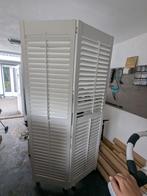 Louvre schermen / houten jaloezieën, Ophalen, Zo goed als nieuw