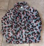 Grijs, zwart roze zachte jas maat 122 128 hema, Meisje, Ophalen of Verzenden, Zo goed als nieuw, Hema