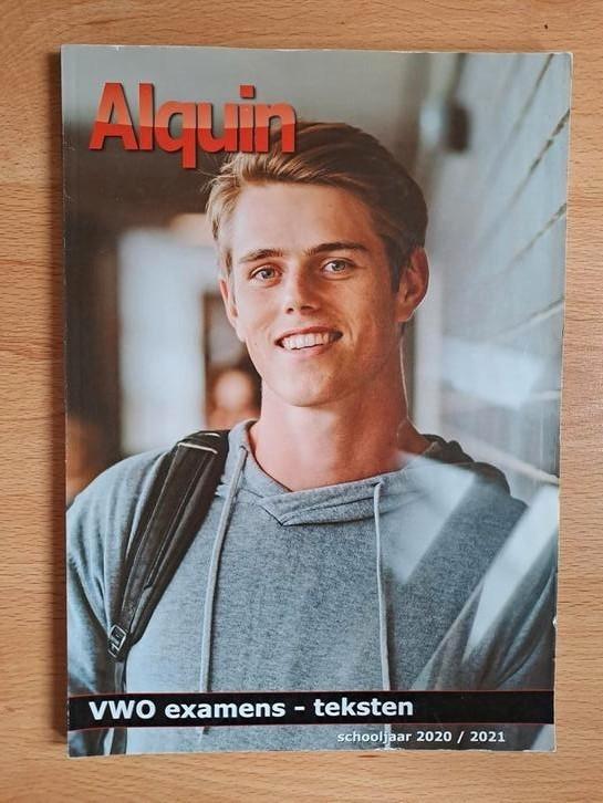 Alquin VWO examens teksten schooljaar 2020/2021, Boeken, Schoolboeken, Gelezen, Nederlands, VWO, Ophalen of Verzenden