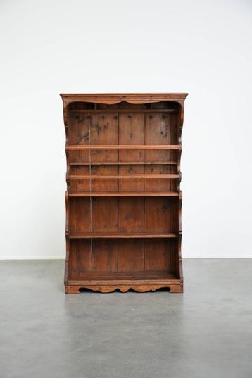 Antieke eind 18e/ begin 19e eeuwse boeken/ buffet/ legkast beschikbaar voor biedingen