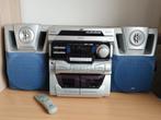 JVC MX-J100 stereo 3 cd wisselaar., Audio, Tv en Foto, Stereo-sets, Gebruikt, Ophalen of Verzenden, Cassettedeck, JVC