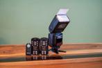 Meike Speedlight MK910 TTL met 2x Yongnuo RF605n triggers, Ophalen of Verzenden, Zo goed als nieuw, Nikon