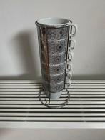 Vintage Kopjes met Standaard (grote mokken), Huis en Inrichting, Keuken | Servies, Ophalen, Keramiek, Zo goed als nieuw, Overige stijlen