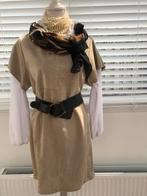 Nieuw Vanilia suède jurk beige 40 42 l xl ongedragen!, Verzenden, Vanilia, Beige, Maat 42/44 (L)