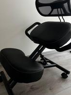 Knielen Stoel Postuur Correctorzwart, Huis en Inrichting, Stoelen, Gebruikt, Zwart, Ophalen of Verzenden, Metaal