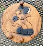 Olifant kapstok met 4 knoppen, Huis en Inrichting, Woonaccessoires | Kapstokken, Wandkapstok, Ophalen of Verzenden, Zo goed als nieuw