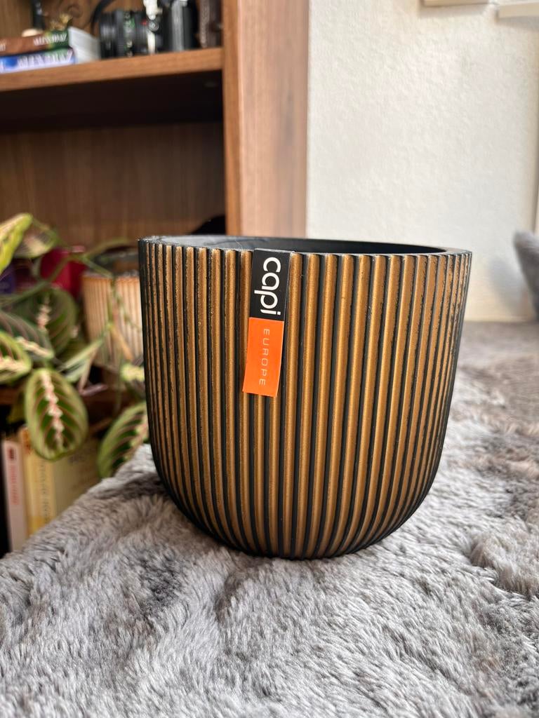Capi plantenpot, Tuin en Terras, Bloempotten, Kunststof, Gebruikt, Rond, Binnen