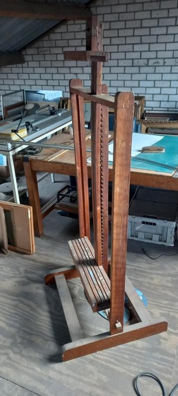 Grote schildersezel voor schildersdoeken tot 120cm beschikbaar voor biedingen