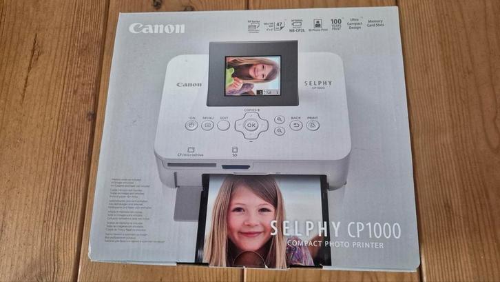 Canon SELPHY CP1000. Fotoprinter., Computers en Software, Printers, Gebruikt, Fotoprinter, Ophalen of Verzenden