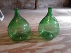 Twee glazen flessen, Ophalen, Gebruikt, Glas, Minder dan 50 cm