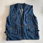 Denim utility vest, Ophalen of Verzenden, Zo goed als nieuw, Maat 52/54 (L), Blauw