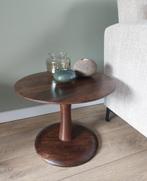 Bijzettafel Hout D50 Light & Living houten tafeltje Nieuw, Nieuw, Rond, Minder dan 55 cm, Hout
