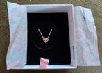 Nieuwe Pandora Halsketting Roze Hart - Sterlingzilver, Sieraden, Tassen en Uiterlijk, Kettingen, Met kristal, Nieuw, Ophalen of Verzenden
