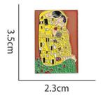 Gustav Klimt de kus kiss l Kunst Enamel pin broche, Verzamelen, Verzenden, Nieuw, Transport