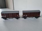 2 Liliput H0 OBB gesloten goederenwagons, Hobby en Vrije tijd, Modeltreinen | N-Spoor, Ophalen of Verzenden, Gebruikt, Gelijkstroom