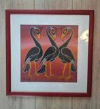 Mooie ingelijste prent van E. Kimambo, Ophalen of Verzenden