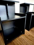 Twee zwarte nachtkastjes – uitstekende staat!, Ophalen, Zo goed als nieuw, Minder dan 45 cm