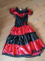 Carnaval, verkleedjurk, Spaanse jurk 140, Ophalen of Verzenden, Zo goed als nieuw, 134 t/m 140, Meisje