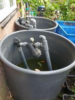 2x professionele waterbakken, 150 liter of meer, Ophalen, Gebruikt, Kunststof