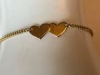 Gouden armband hartjes Friedrich Binder, Verzenden, Zo goed als nieuw, Goud, Goud