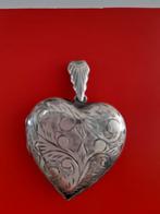 ZILVEREN MEDAILLON HART, Ophalen of Verzenden, Zo goed als nieuw, Zilver, Zilver
