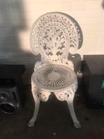 Brocant sierstoeltje van staal 50,-, Ophalen of Verzenden, Gebruikt, Aluminium