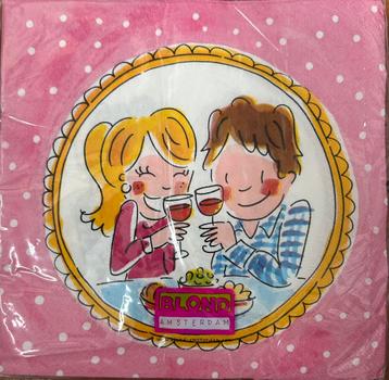 Blond Amsterdam servetten Cheers beschikbaar voor biedingen
