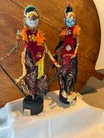 Wajang Golek met hout standaard, Ophalen of Verzenden, Zo goed als nieuw