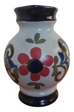 Vintage West Germany Vaas WGP 2550/20 - Handbeschilderd, Gebruikt, Overige kleuren, Aardewerk of Porselein, Ophalen of Verzenden