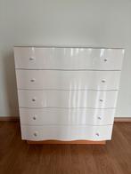 Vintage IKEA Vajer ladekast geel, Huis en Inrichting, Kasten | Ladekasten, Ophalen, Kunststof, 5 laden of meer, 100 tot 150 cm