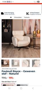 2 Jeha Draaifauteuils, Huis en Inrichting, Fauteuils, Ophalen, Gebruikt, 75 tot 100 cm, 50 tot 75 cm