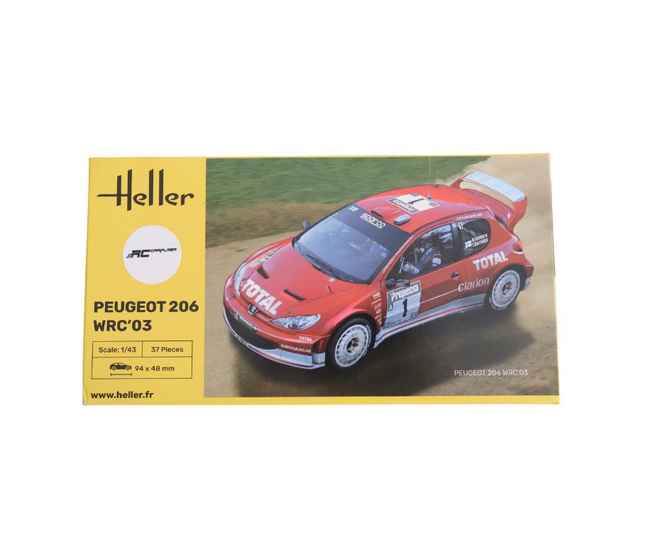 Heller PEUGEOT 206 WRC'03 1:43 HEL-80113 1/24