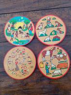 Vintage Simplex Houten Puzzels - Set van 4, Ophalen of Verzenden